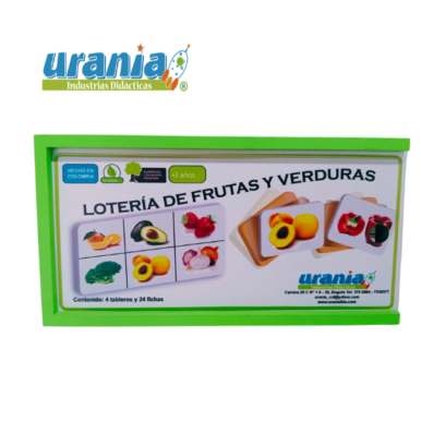 loteria frutas y verduras