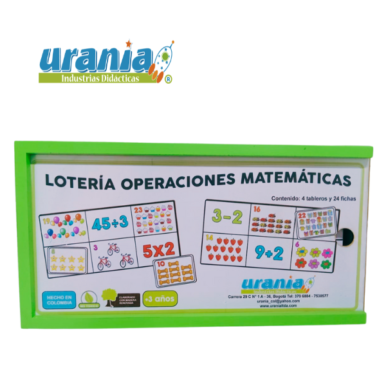 loteria operaciones matematicas