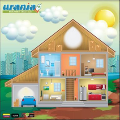 Fichas de Encaje Partes de la Casa 28cm x 28cm