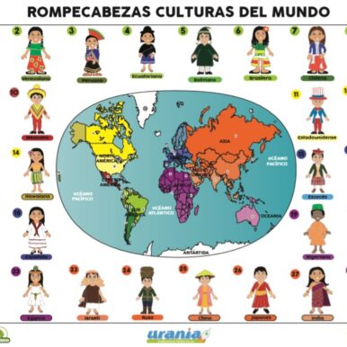 Rompecabezas Culturas del Mundo 35cmx48cm