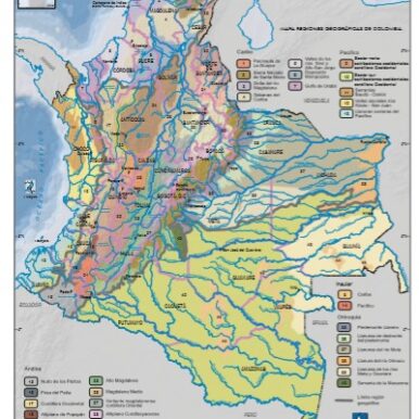 Rompecabezas Regiones de Colombia 35cm x 48cm