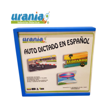 Auto Dictado en Español en madera