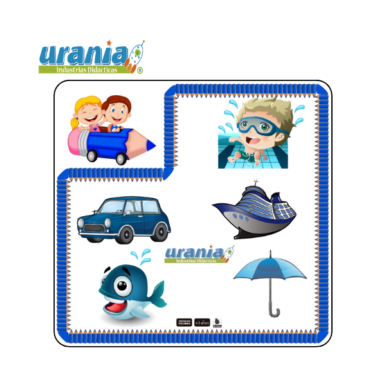 Rompecabezas Color Azul