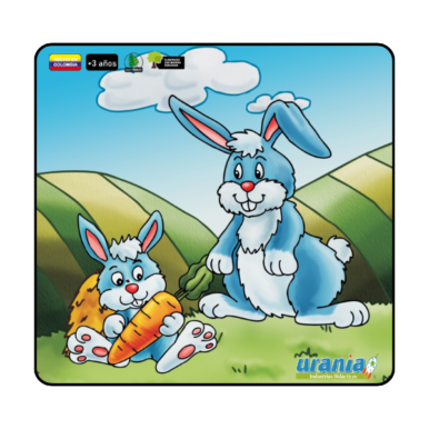 Rompecabezas Conejo 15cm y 20cm