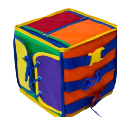 cubo de actividades de vestir