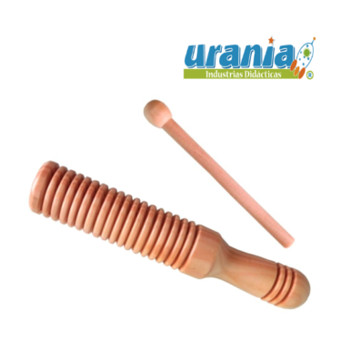 guacharaca en madera