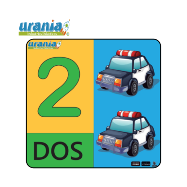 Rompecabezas Numero Dos 15cm y 20cm