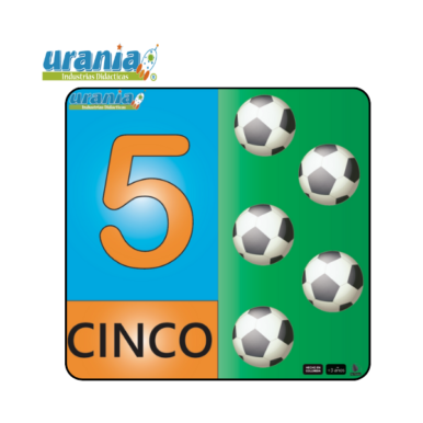 Rompecabezas Numero Cinco 15cm y 20cm