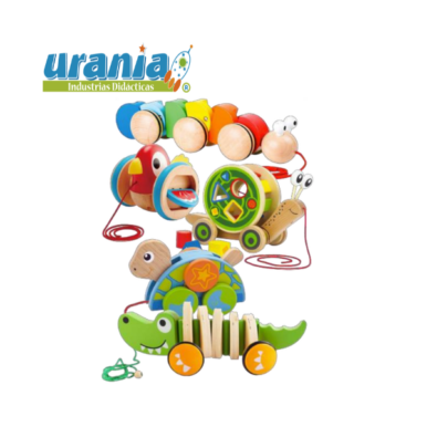 Set de Juegos de Arrastre en Madera: Primeros Pasos y Descubrimiento