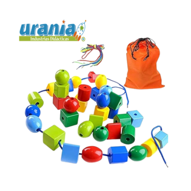 Set de Piezas para Ensartar: Destreza y Coordinación Motriz
