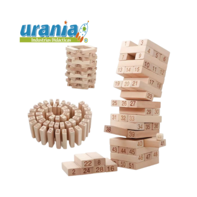 Torre de Equilibrio Jenga: Desafío de Lógica y Destreza